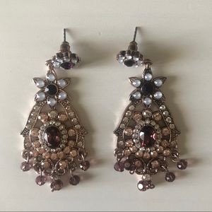 Rhinestone earrings